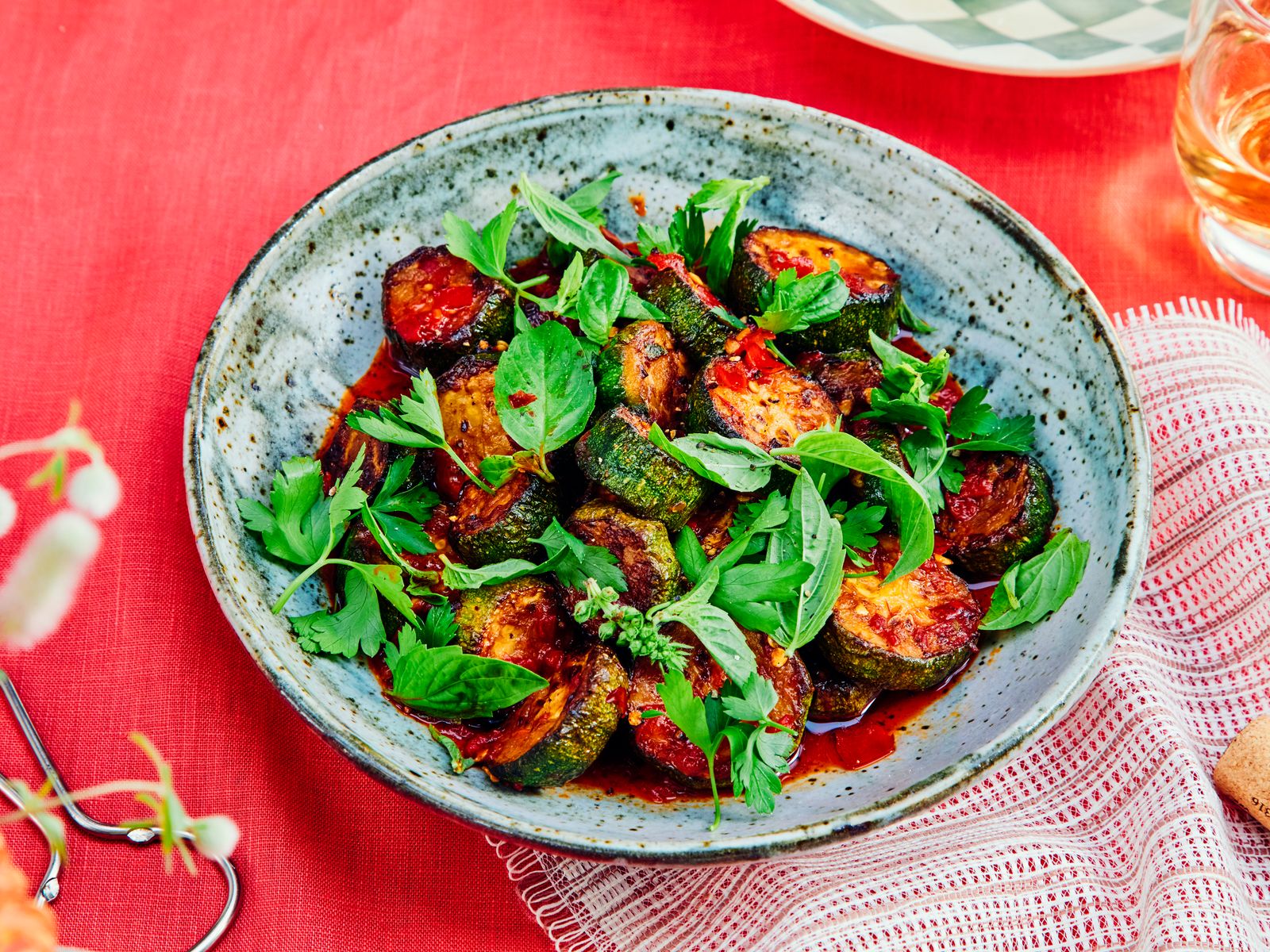 Sweet and Spicy Zucchini