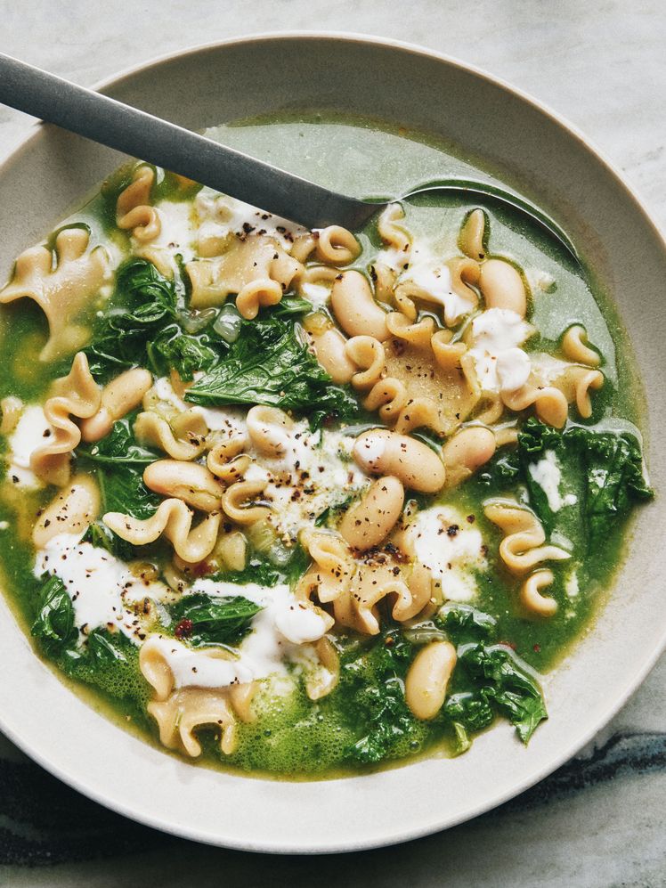 Green Pasta e Fagioli